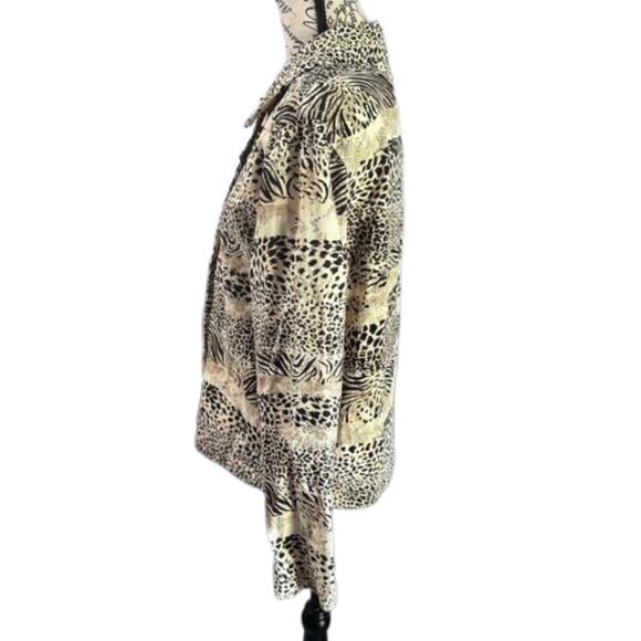 Vintage Animal Print Jacket – Life Style Bold Statement Outerwear - Picture 2 of 9